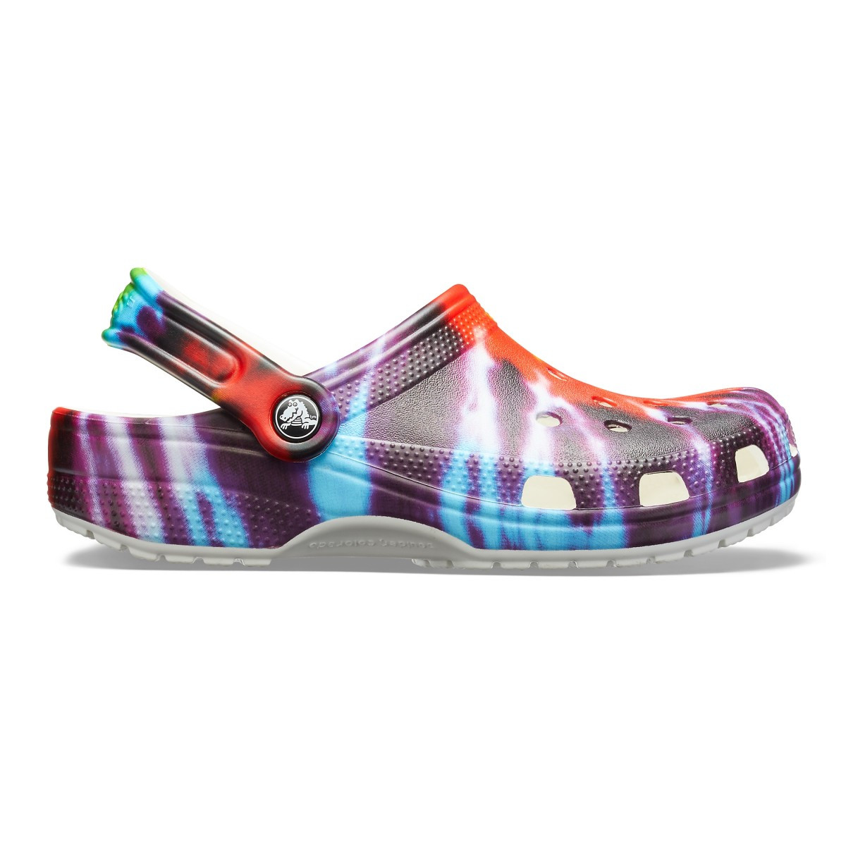 Saboti Crocs Classic Tie-Dye Graphic Clog Multicolor - Multi - imagine 5